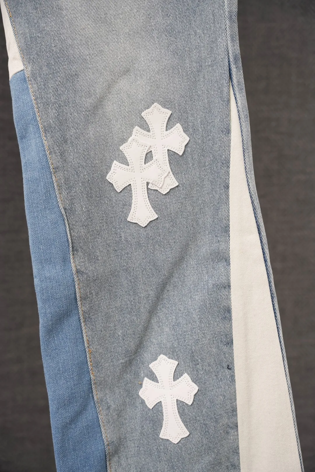 ：S 027 & Chrome Hearts Light Blue Same Style ：Light Blue Size：28 30 32 34 （S-XL)
